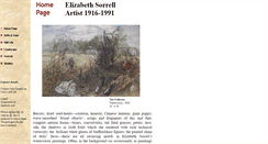 Desktop Screenshot of elizabethsorrell.ukartists.com